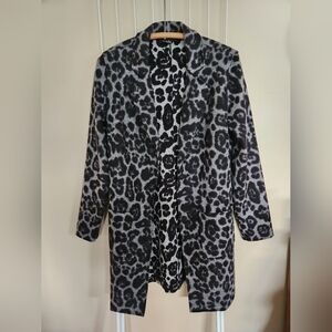 Tribal | Leopard Print Long Coat